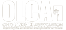 A lawn care association logo with the words lca above it.